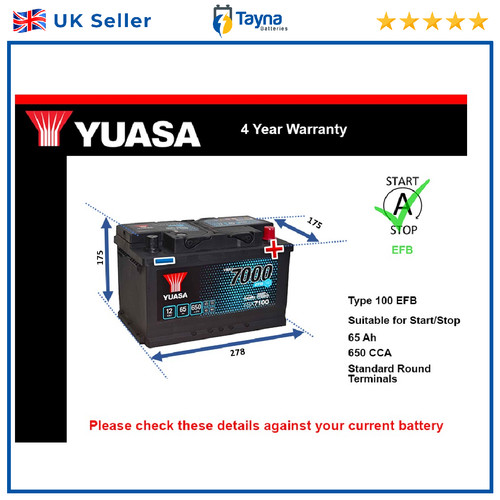 Efb battery fits mini - efb,