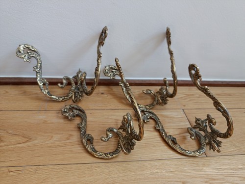 Vintage ornate brass coat - 4,