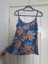 George Vest Top, Blue & Orange