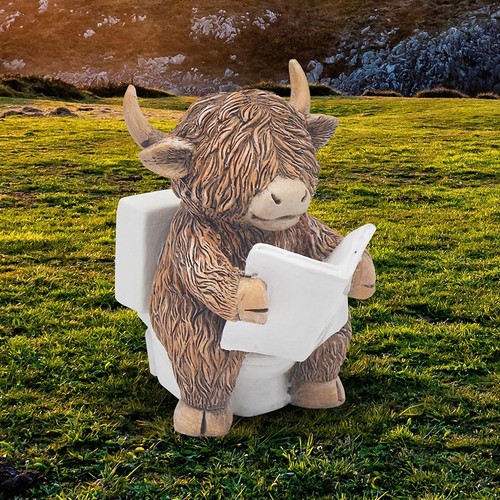 Highland cow ornament loo - cow,