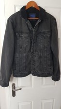 Zara Man sherpa lined denim