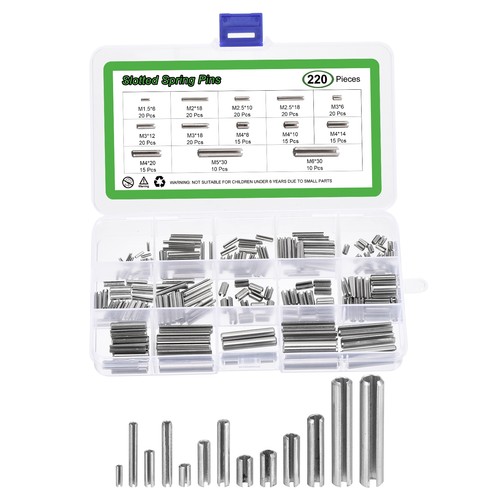 220pcs roll pin assortment - roll,