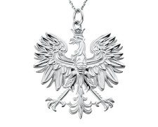 Polish Eagle Necklace Silver