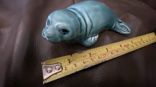 Poole pottery blue - blue, seal