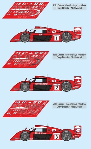 Decals toyota one mans - one,