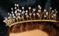 Warren York Luxury Tiara Gold