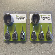 KORUM CAMO FEEDER PACKS 30g X2
