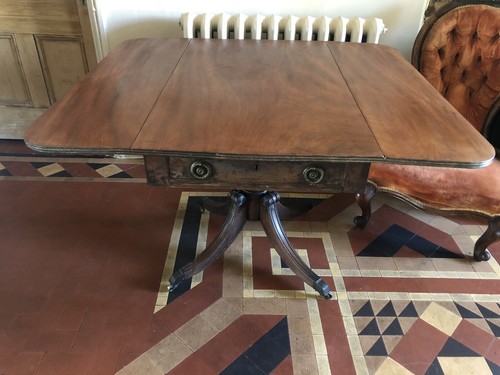 Antique mahogany regency - antique,