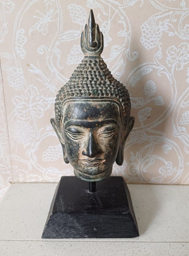 Vintage thai bronze buddha - vintage,