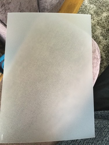 Frosted acetate sheet clear - a4, sheet-clear