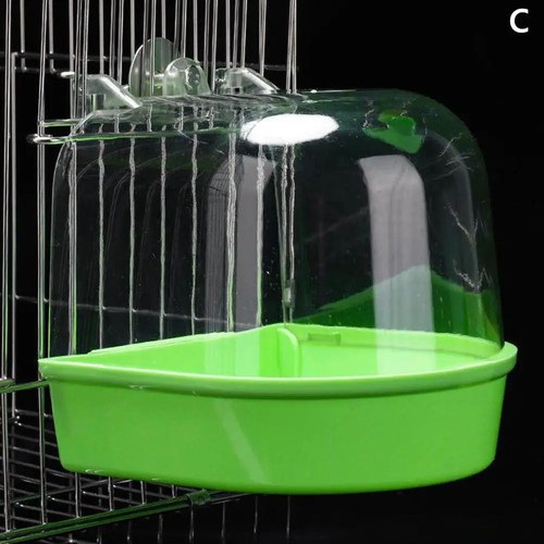 Hanging bird bath box - bird,