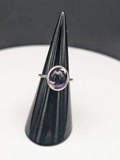 Dainty silver amethyst - dainty, ring