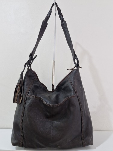 Leather hobo shoulder - shoulder, bag