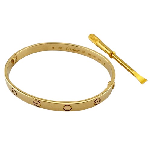 Cartier bangle k18 yellow gold - k18,