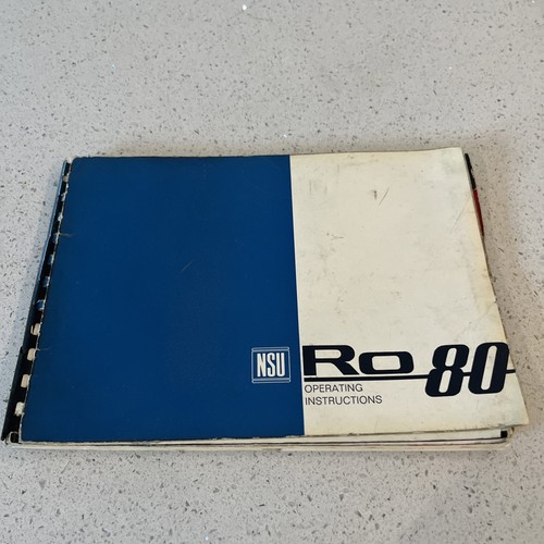 Nsu operating - nsu, 80