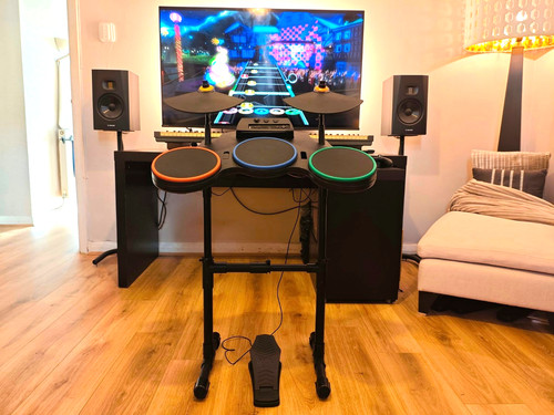Wii guitar hero drum - drum, with