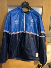 Rare Adidas Team GB London 2012 Olympics rain jacket coat  large