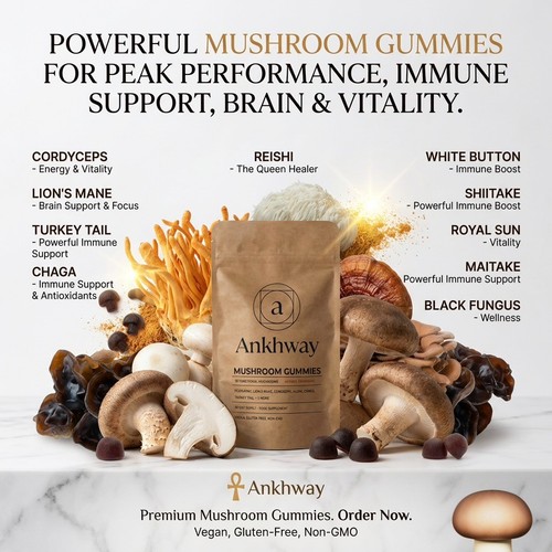 Ankhway powerful mushroom - ankhway, 60