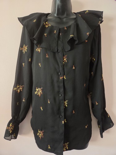 Vintage black embroidered - black,