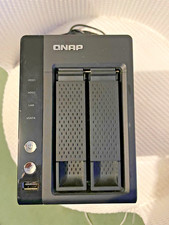 QNAP TS-221 NAS with 2 Bays populated with Dell enterprise 500gb drives