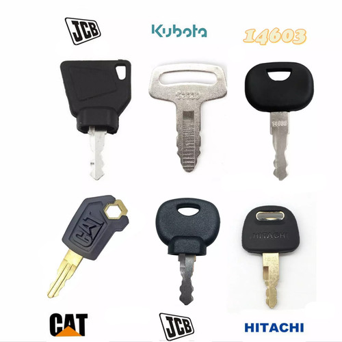6pcs excavator key for - excavator,
