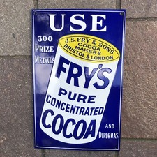 Fry’s Pure Coca Enamel Sign