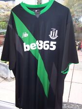 Stoke City Black Green Away Shirt Season 2015/16   Size XXL