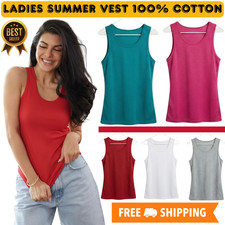 1,2 PACK LADIES VEST WOMENS