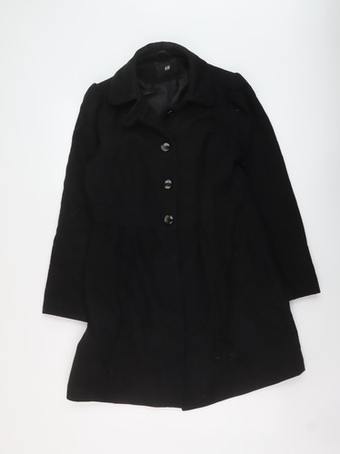 Womens black pea coat - pea,