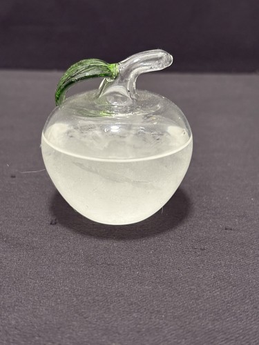 Apple shaped glass - glass, weather