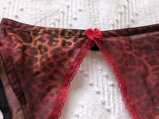 Leopard print small suspender - print,