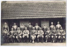 MILITARY British & Indian Shooting Team Vintage Photo by Mahendrakar of Hubli