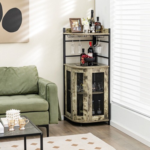 Cabinet with glass holder mesh - glass,
