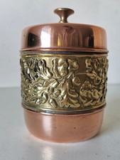 Linton Copper Brass Tea Caddy