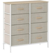 HOMCOM 8 Drawer Fabric Chest