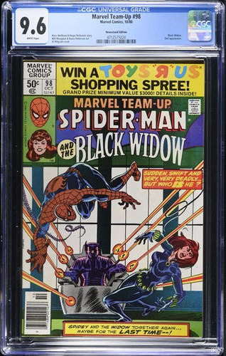 Marvel team cgc 9 6 - team-up, #98