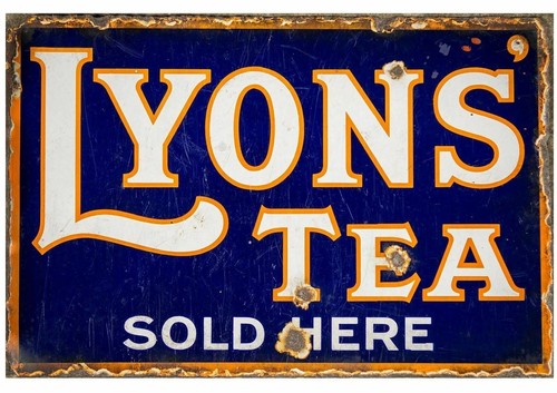 Lyons tea sold here - lyons,