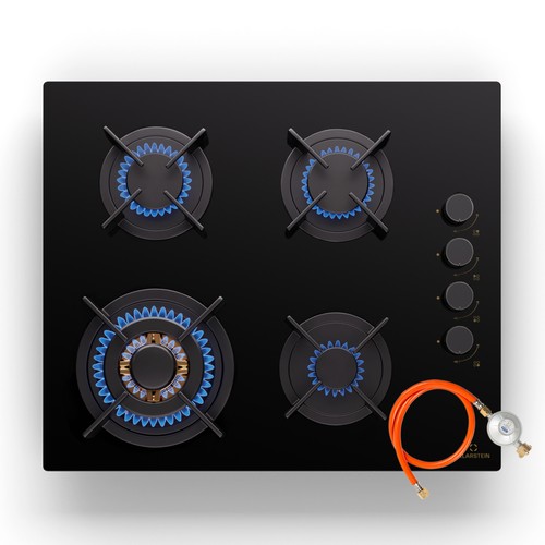 Gas hob 4 - 4, burners