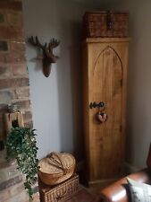 Obsidian Gothic Rustic Larder Cupboard. Freestanding Rustic Kitchen Furniture