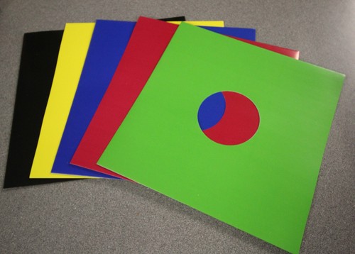 Colour vinyl record - 12",