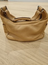 tods camel leather bag used