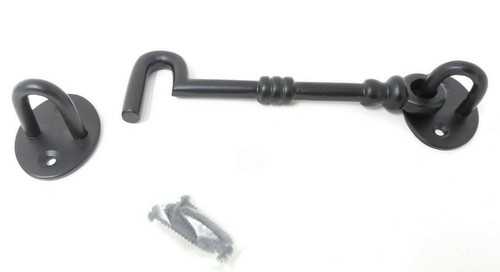 Cast iron cabin hook black - cast,