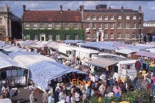 35mm Slide - Busy Market Day