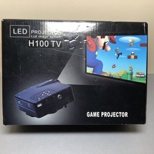 Projector LED H100 TV game projector small compact