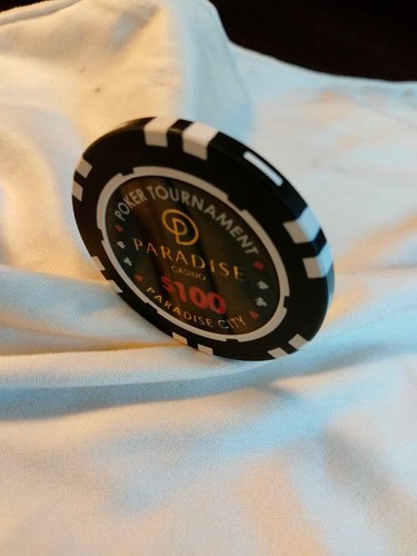 Paradise poker tournament chip - poker,