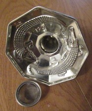 Wine Funnel - Pewter Savannah Crocodile  Rare Pre-Owned - Un-Used 