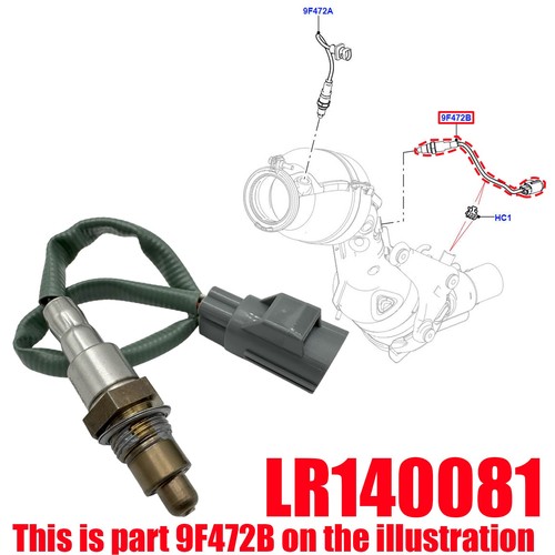 Oxygen sensor for range - lr,