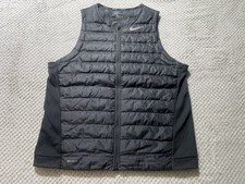 Nike Golf Aeroloft Gilet Hyperadapt Full Zip Body Warmer Jacket Black Size XL