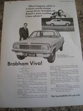 BRABHAM VIVA THE VAUXHALLS