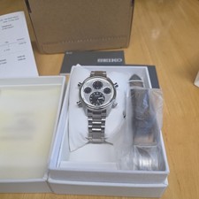Seiko Silver Mens Chronograph